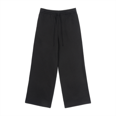 Fleece Drawstring Straight-Leg Sweatpants