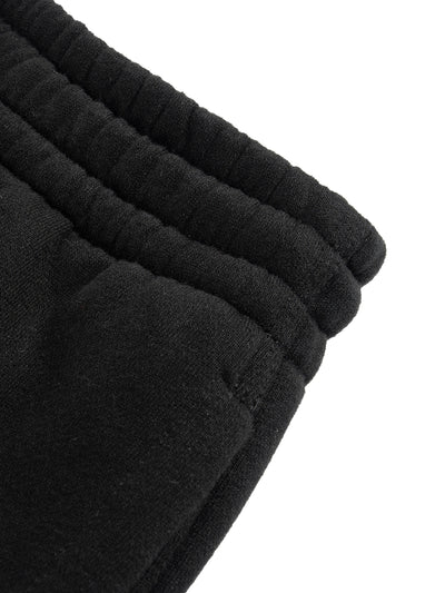 Fleece Drawstring Straight-Leg Sweatpants