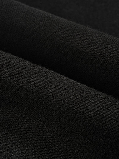 Fleece Drawstring Straight-Leg Sweatpants